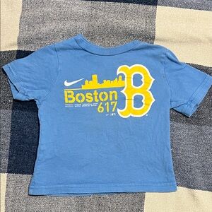Nike Boston Marathon Toddler Boston Graphic Tee with Yellow Accents